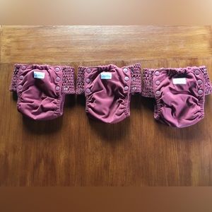 3 GroVia cloth training diapers